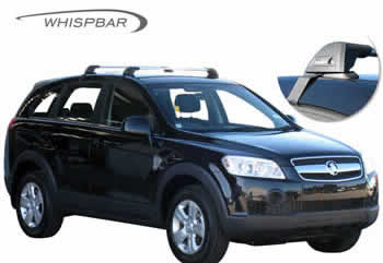 Holden Captiva Yakima  Whispbar roof racks